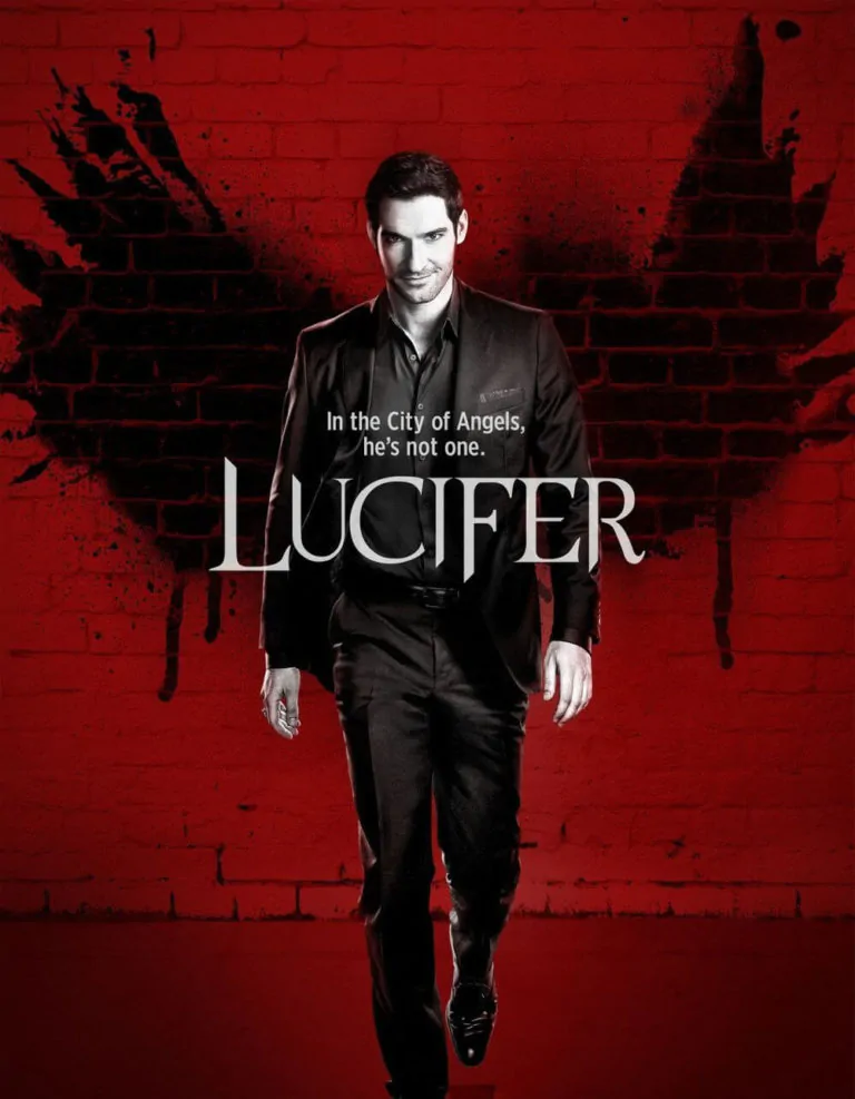 Вертикальный постер первого сезона сериала Люцифер